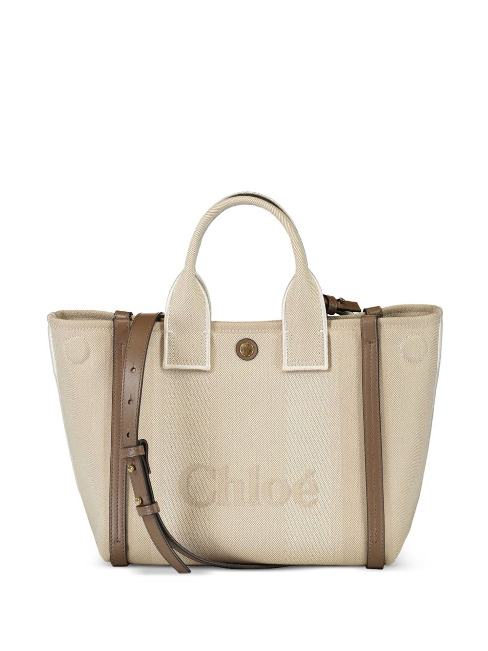 CHC25SS911O6523N CHLOÉ CARRY 스몰 캔버스 토트